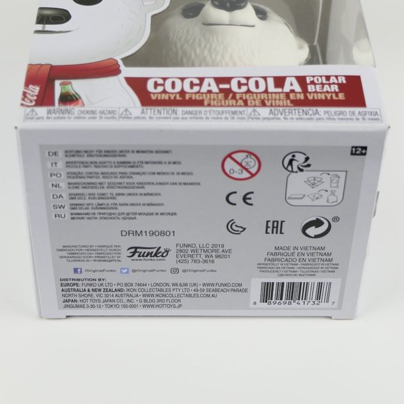 Funko Pop! Coca Cola Polar Bear #58 Vinyl Figurine Collectible - Picture 4 of 4